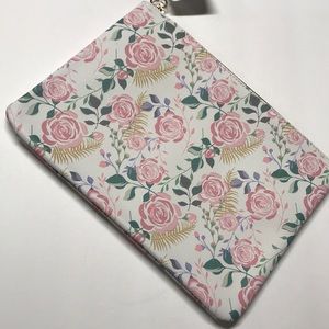 SALE Floral Pouch NWT Rose print wedding bag